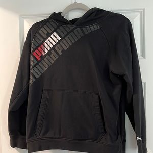 Boys puma hoodie used size large